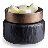 2-in-1 Fragrance Warmers  - Classic: Gray Texture