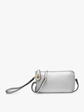M1818 Kendall Crossbody/Wristlet w/ Twist Lock Closure: Cotton