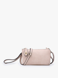 M1818 Kendall Crossbody/Wristlet w/ Twist Lock Closure: Cotton