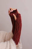 Aran Soft Knitted Arm Warmer
