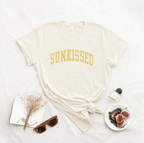SUNKISSED Graphic T-Shirt: VINTAGE WHITE