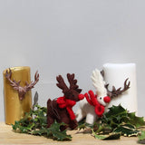Handmade Felt Biodegradable Christmas Rudolph Hanging Decor: Variety Pack