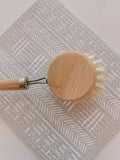 Casa Agave™ Long Handle Dish Brush: Replacement head only - moso bamboo