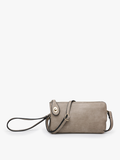 M1818 Kendall Crossbody/Wristlet w/ Twist Lock Closure: Cotton