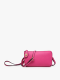M1818 Kendall Crossbody/Wristlet w/ Twist Lock Closure: Cotton