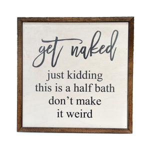 10X10 Wooden Sign