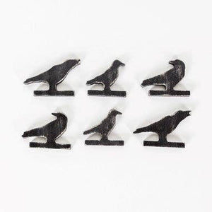 55112 - 3x2 wd shps s/6 (CROWS) LETTERBOARD  HALLOWEEN