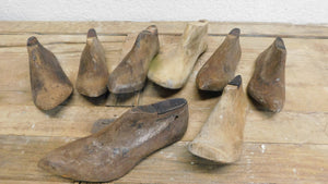 Antique Shoe Molds-Rustic-Old Original-Assorted Sizes