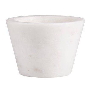 Marble Pinch Pot - White